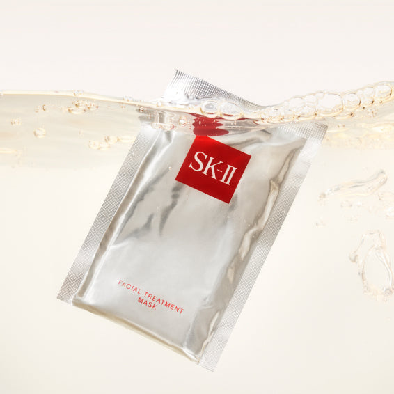 SK-II Facial Treatment Mask: Skin care sheet serum mask for dullness, dryness, and uneven skin tone